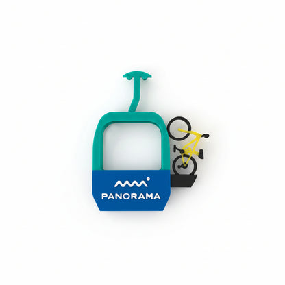 Panorama Gondola with Bike - Magnet - Wholesale
