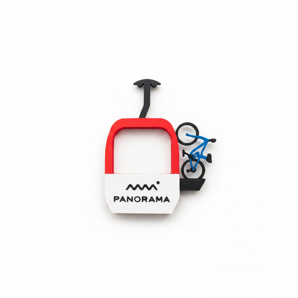 Panorama Gondola with Bike - Magnet - Wholesale