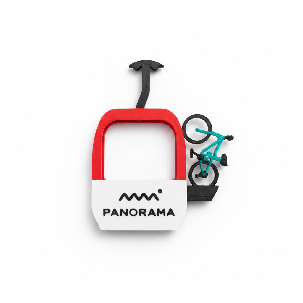 Panorama Gondola with Bike - Magnet - Wholesale
