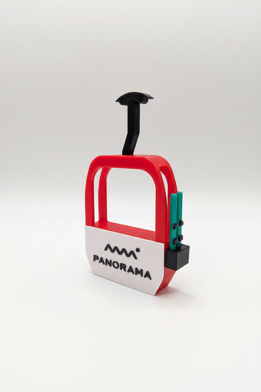 Panorama Gondola with Skis - Magnet - Wholesale