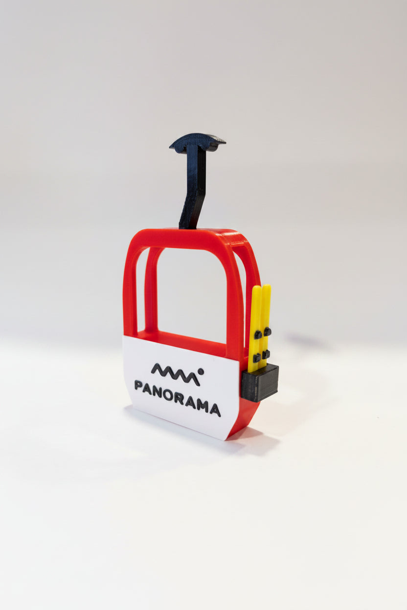 Panorama Gondola with Skis - Magnet - Wholesale