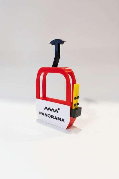 Panorama Gondola with Skis - Magnet - Wholesale