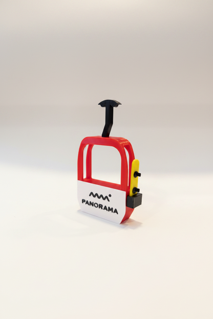 Panorama Gondola with Snowboard - Magnet - Wholesale