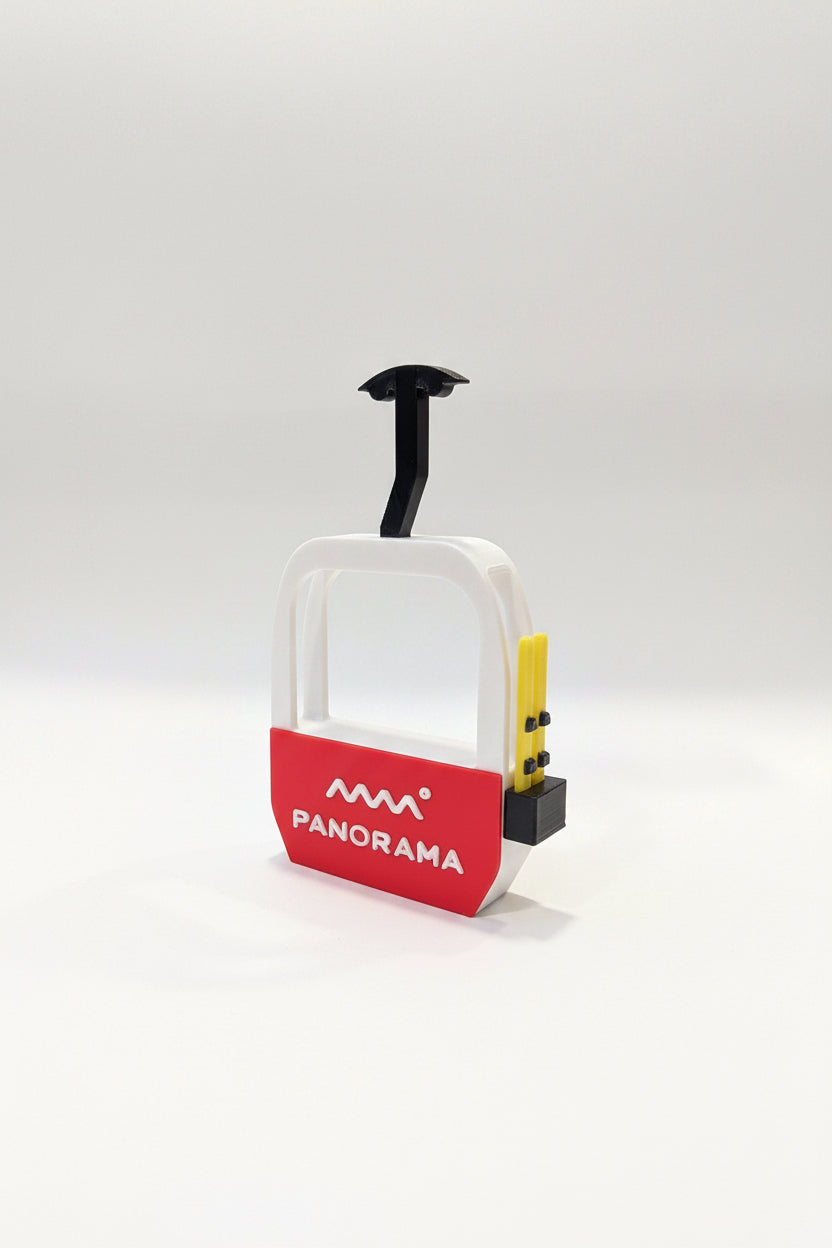 Panorama Gondola with Skis - Magnet - Wholesale