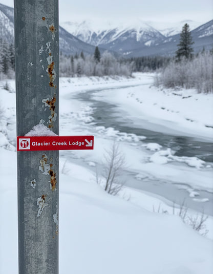 Whistler & Blackcomb Restaurant Ski Run Themed Sign Magnets