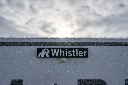 Whistler & Blackcomb Black Diamond and Double Black Diamond Ski Run Themed Sign Magnets