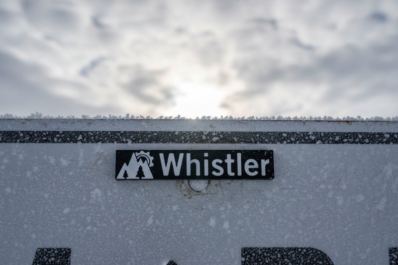 Whistler & Blackcomb Black Diamond and Double Black Diamond Ski Run Themed Sign Magnets