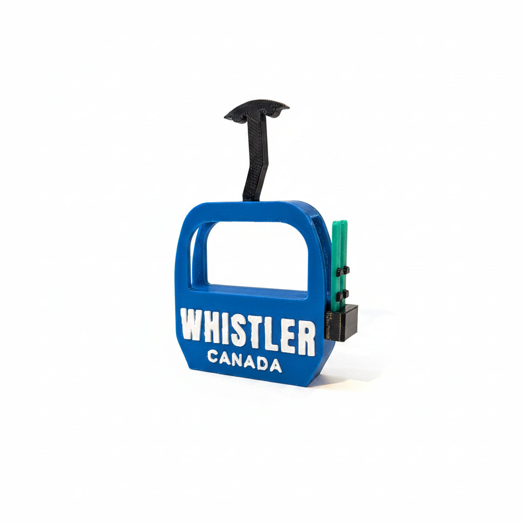 Whistler - Gondola Canada With Skis Magnet - Wholesale