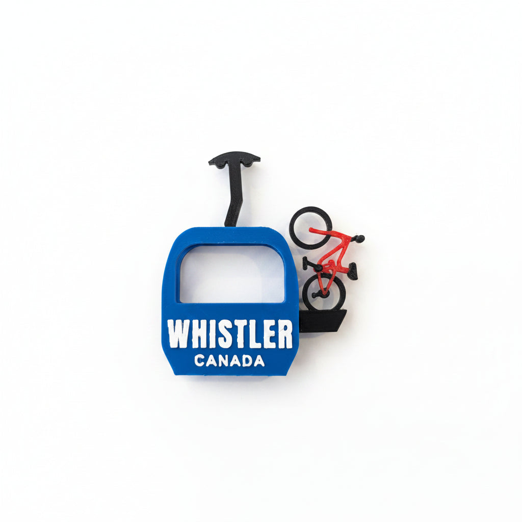Whistler - Gondola Canada with Bike - Magnet - Wholesale