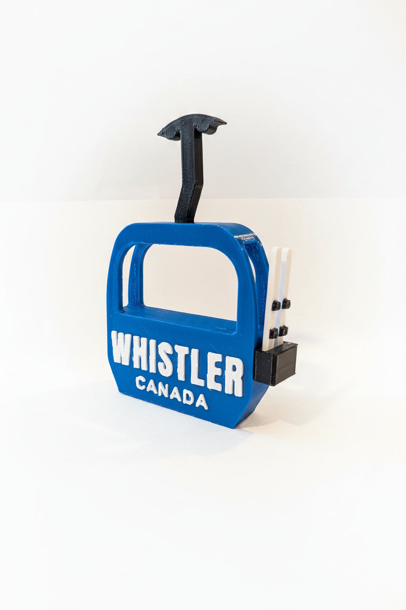 Whistler - Gondola Canada With Skis Magnet - Wholesale
