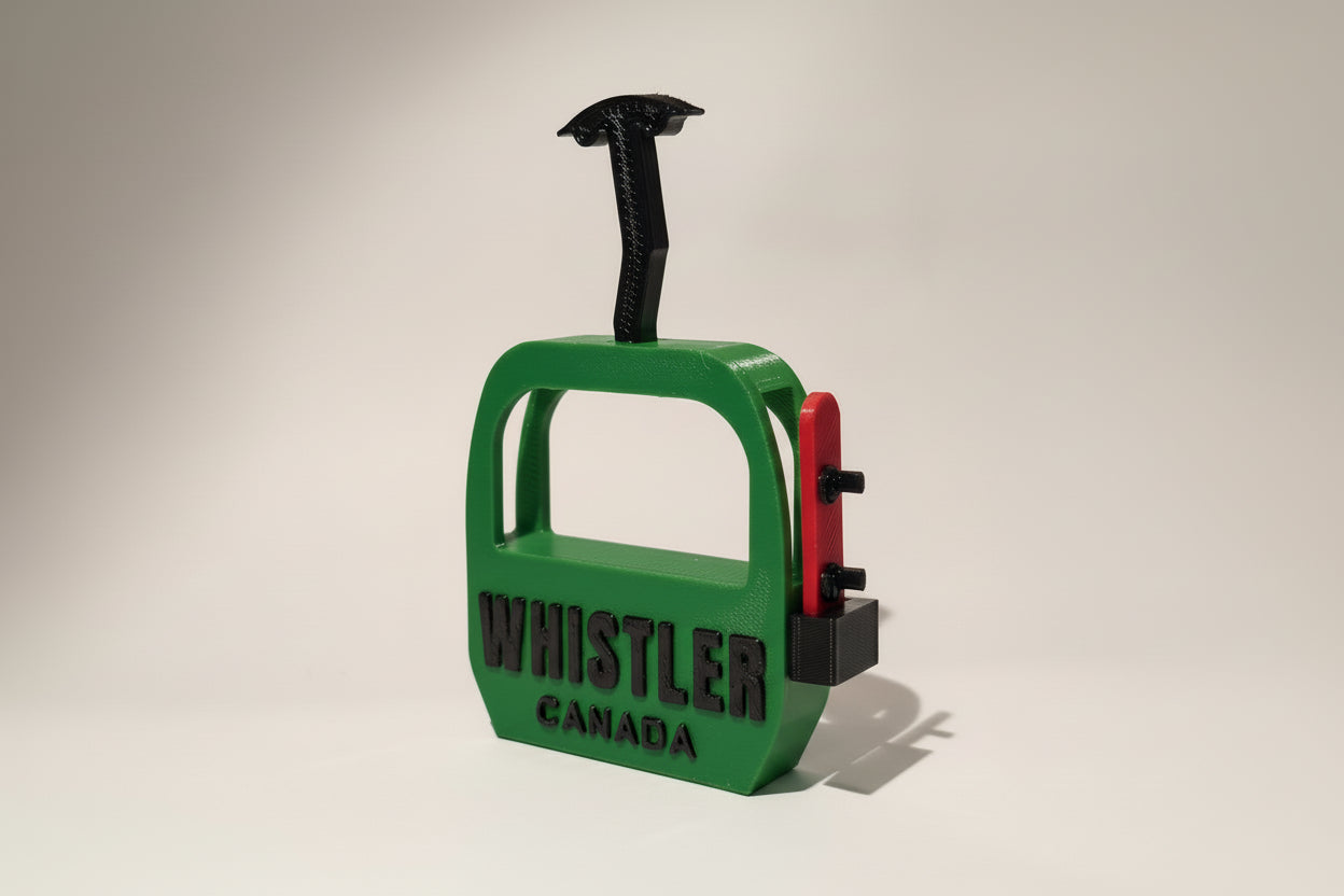 Whistler Gondola Canada with Snowboard Magnet - Wholesale