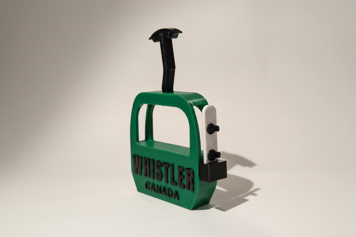 Whistler Gondola Canada with Snowboard Magnet - Wholesale