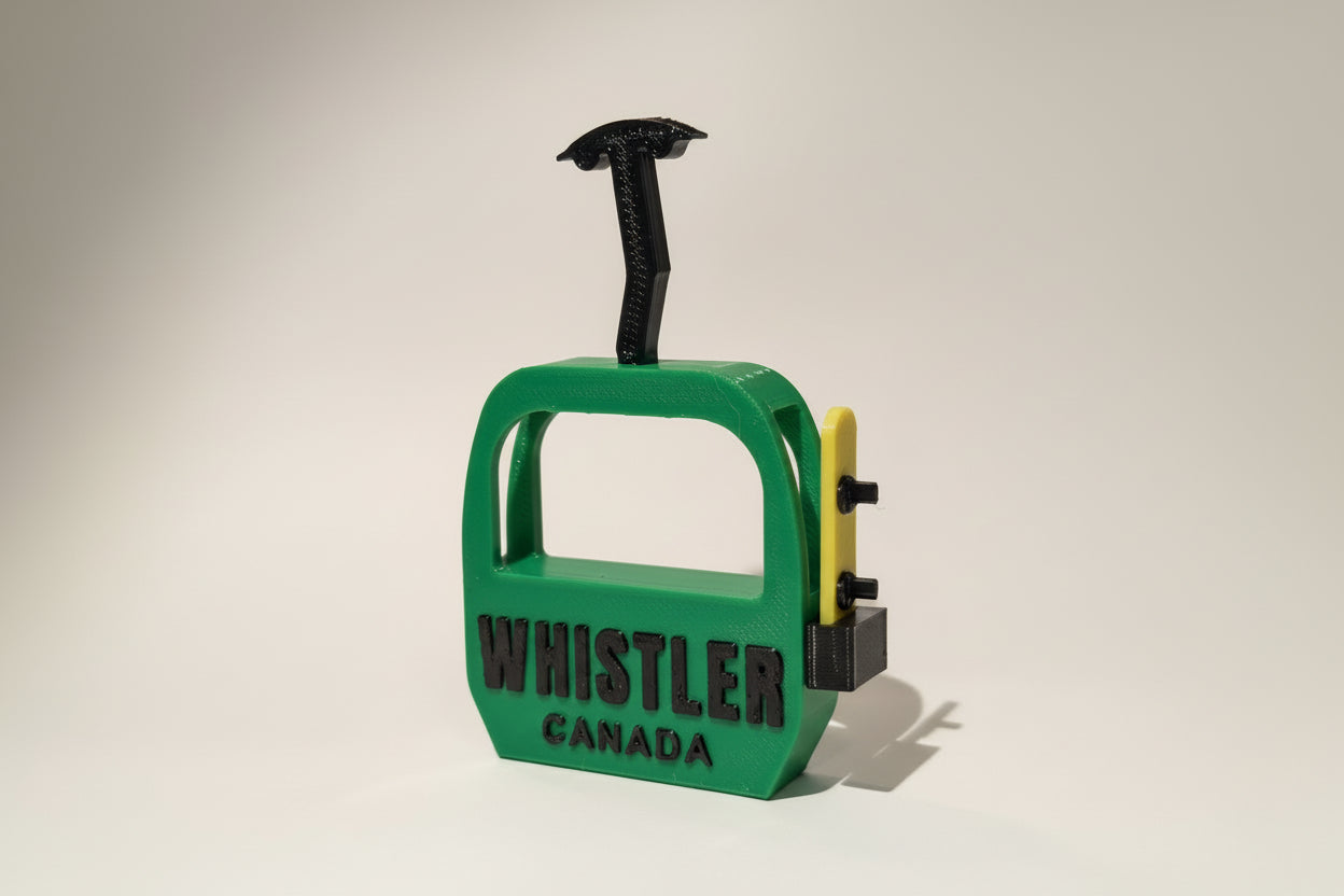 Whistler Gondola Canada with Snowboard Magnet - Wholesale
