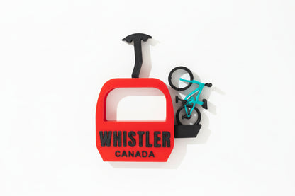 Whistler Gondola Canada with Bike Magnet
