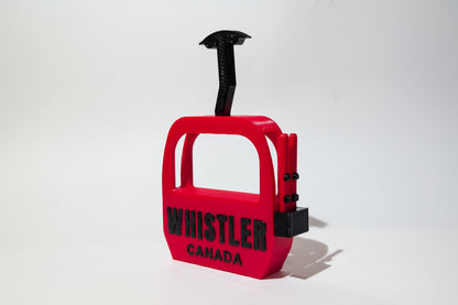 Whistler Gondola Canada with Skis Magnet