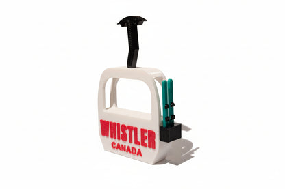 Whistler Gondola Canada with Skis Magnet
