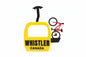 Whistler Gondola Canada with Bike Magnet
