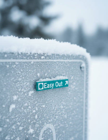 Whistler & Blackcomb Green Ski Run Themed Sign Magnets