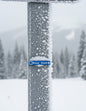Whistler & Blackcomb Blue Ski Run Themed Sign Magnets