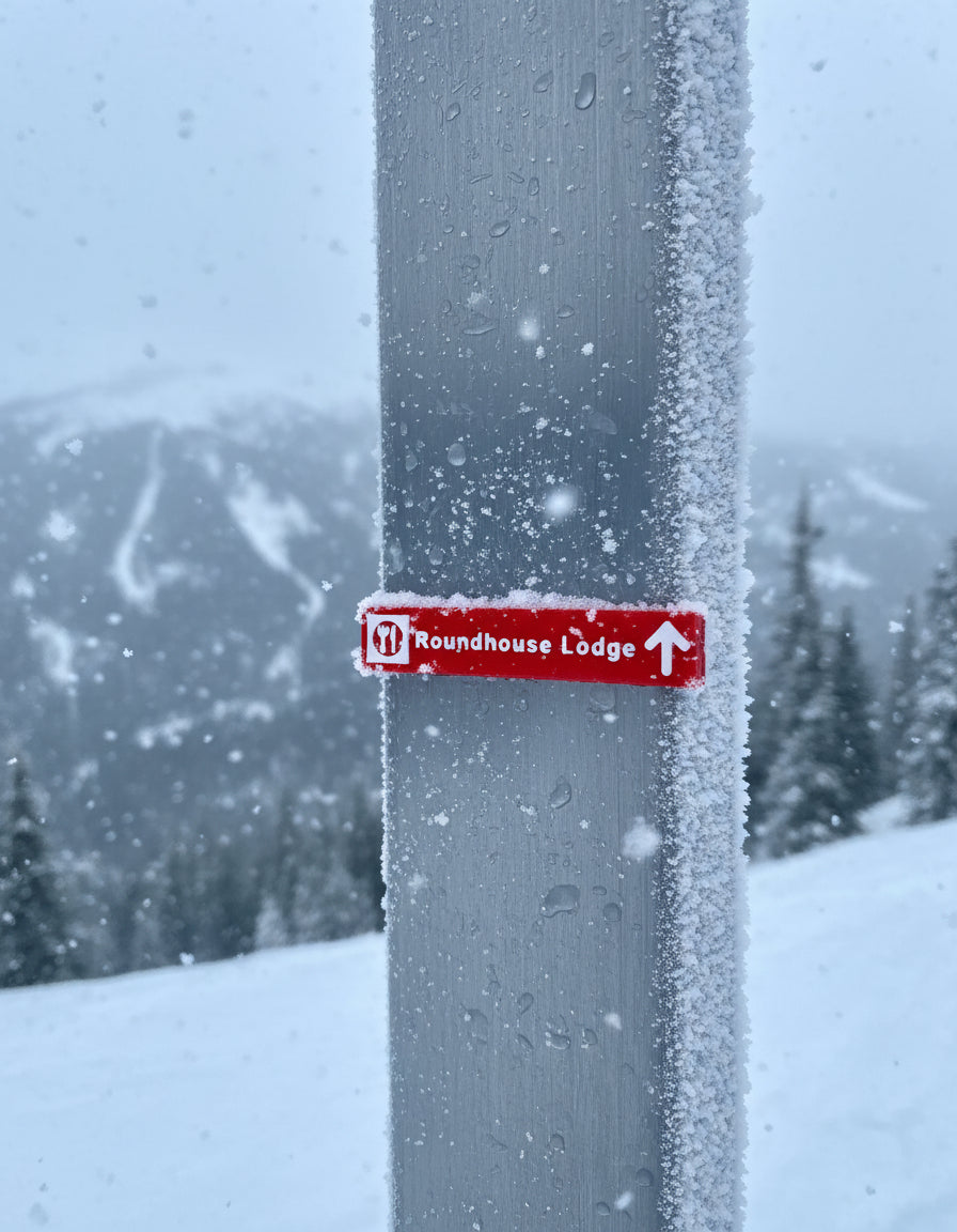 Whistler & Blackcomb Restaurant Ski Run Themed Sign Magnets
