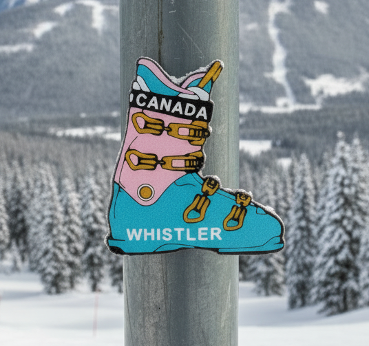 Whistler - Ski Boot Magnet