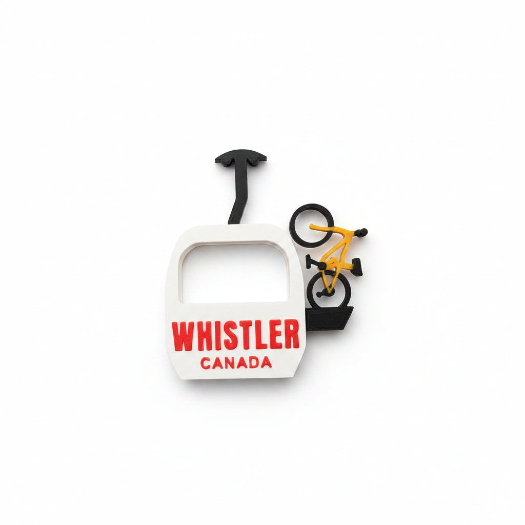 Whistler - Gondola Canada with Bike - Magnet - Wholesale