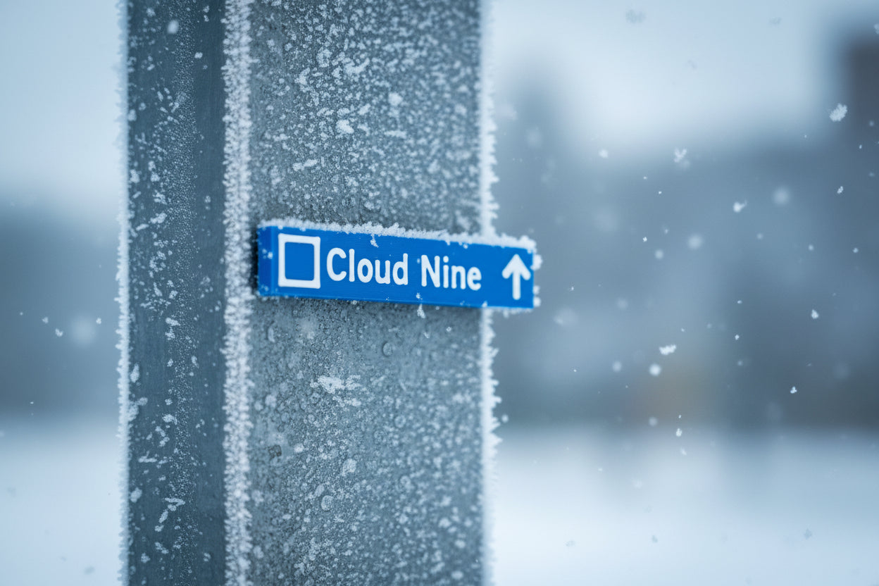 Whistler & Blackcomb Blue Ski Run Themed Sign Magnets