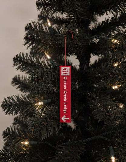 Whistler Christmas Ornament Ski Run Blackcomb