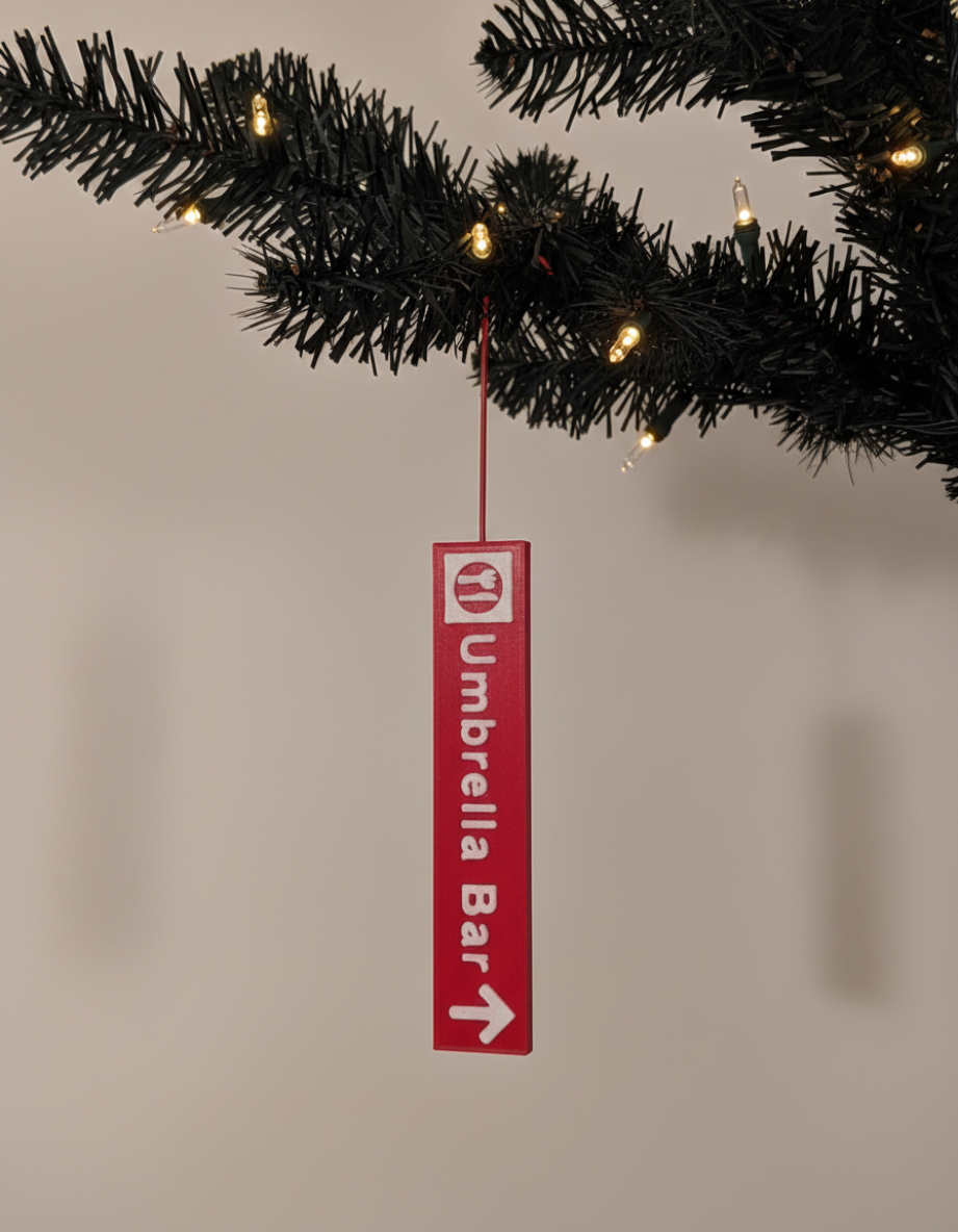 Whistler Christmas Ornament Ski Run Blackcomb