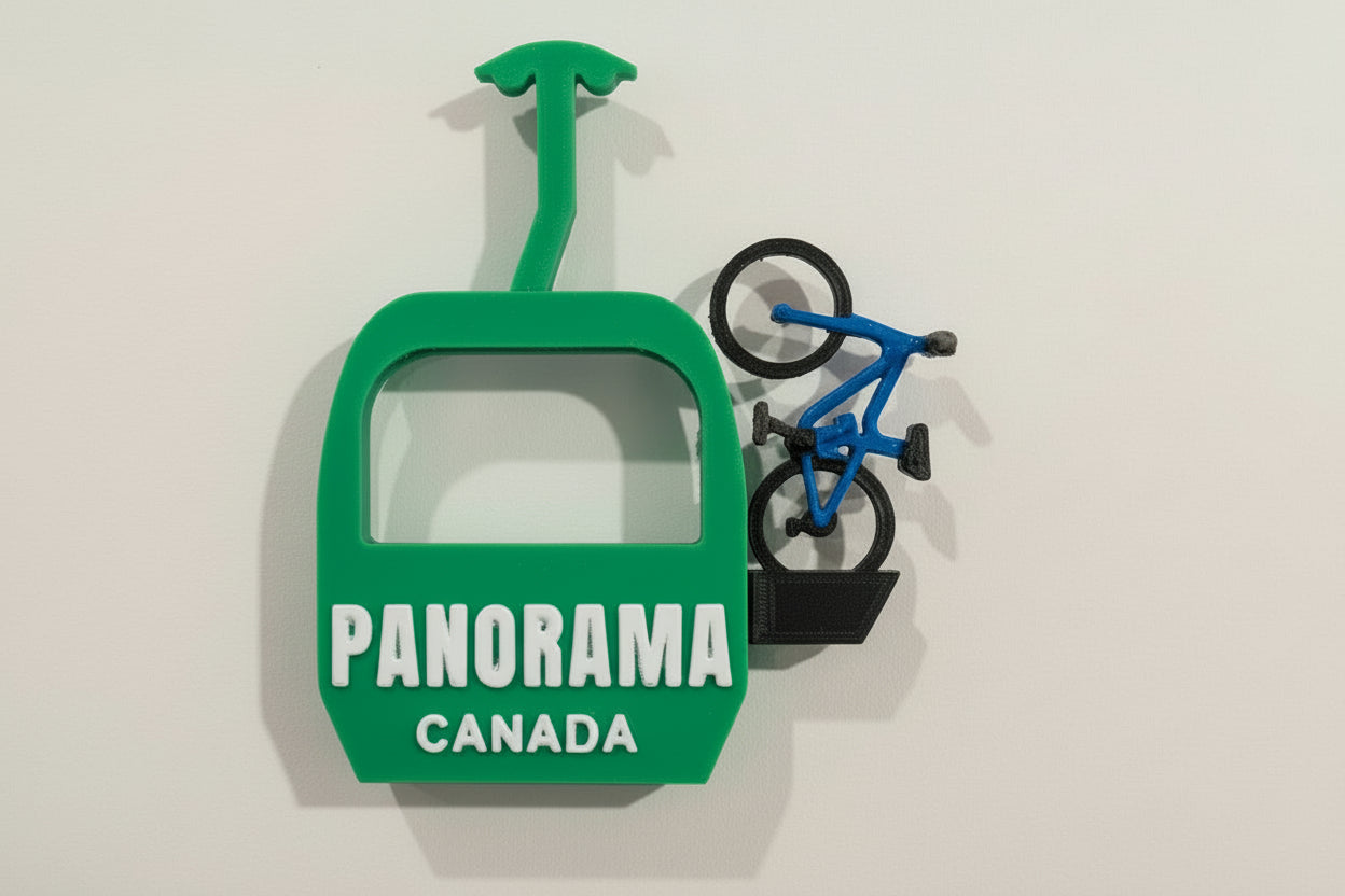 Panorama Gondola Canada with Bike Magnet - Wholesale