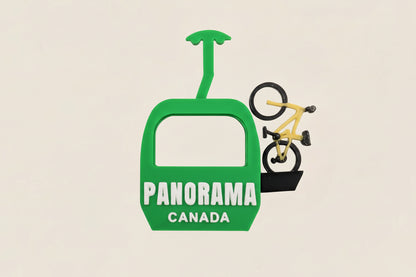 Panorama Gondola Canada with Bike Magnet - Wholesale