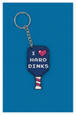 Keychain - PB Paddle - I Love Hard Dinks - Wholesale
