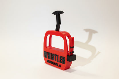 Whistler Gondola with Skis Magnet