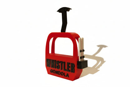 Whistler Gondola with Skis Magnet