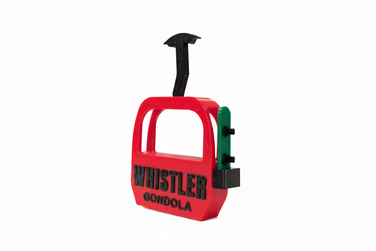 Whistler Gondola with Snowboard Magnet