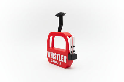 Whistler Gondola Canada with Skis Magnet