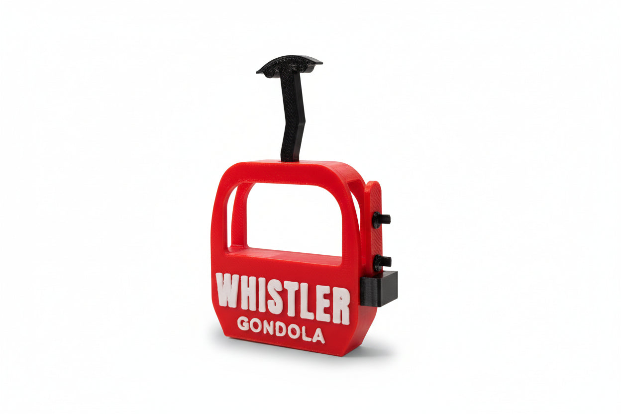 Whistler Gondola with Snowboard Magnet