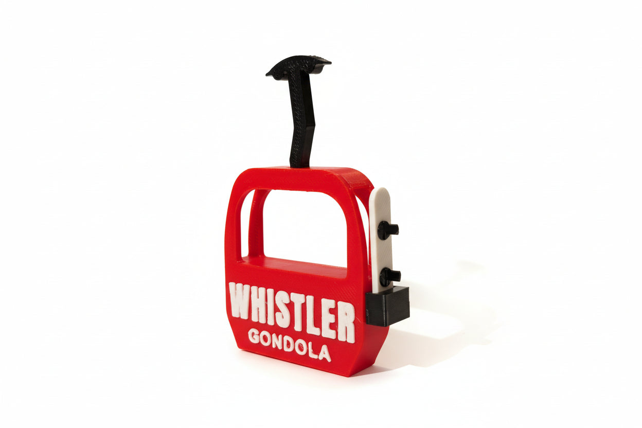 Whistler Gondola with Snowboard Magnet