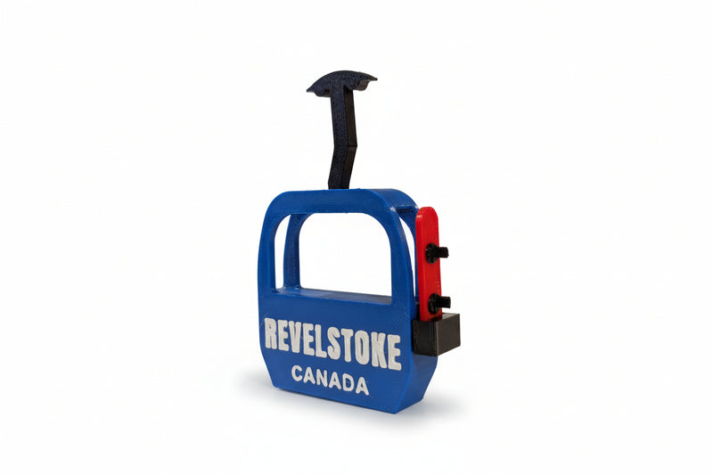 Revelstoke Gondola Canada with Snowboard Magnet