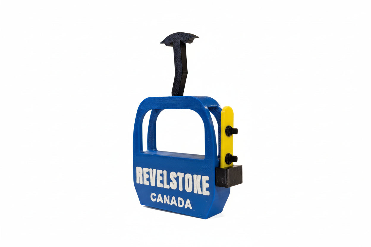 Revelstoke Gondola Canada with Snowboard Magnet