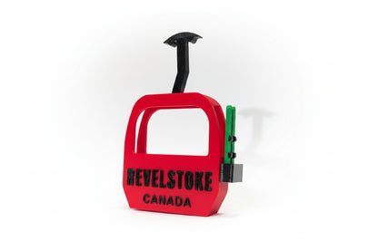 Revelstoke Gondola Canada with Skis Magnet