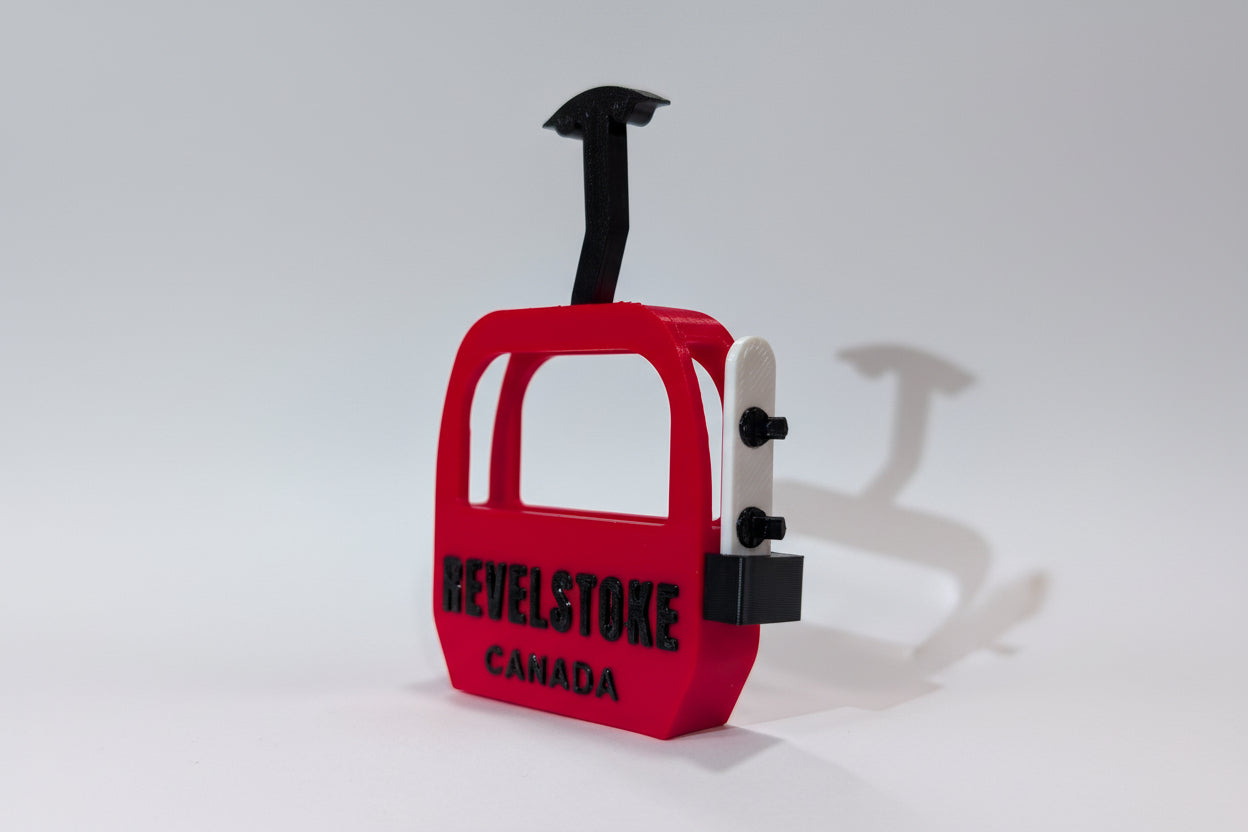 Revelstoke Gondola Canada with Snowboard Magnet