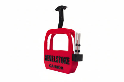 Revelstoke Gondola Canada with Skis Magnet