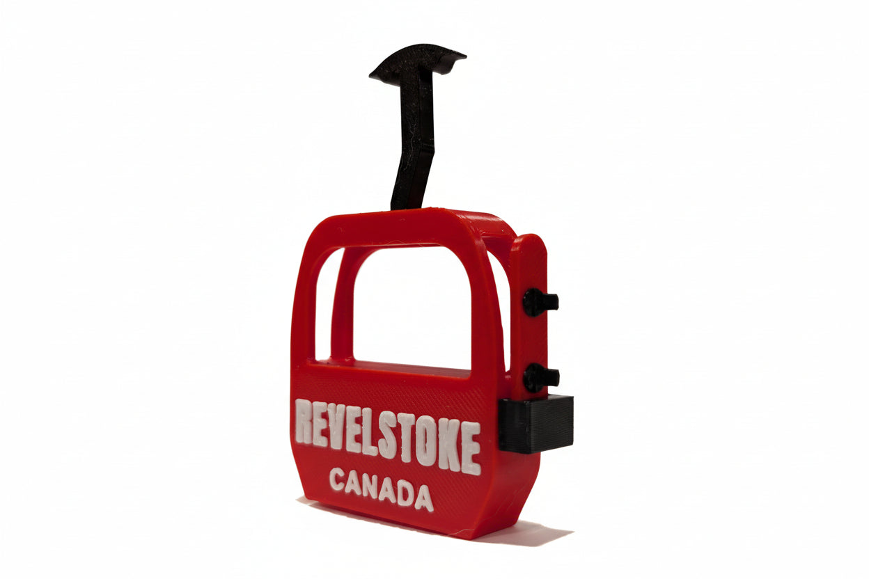 Revelstoke Gondola Canada with Snowboard Magnet