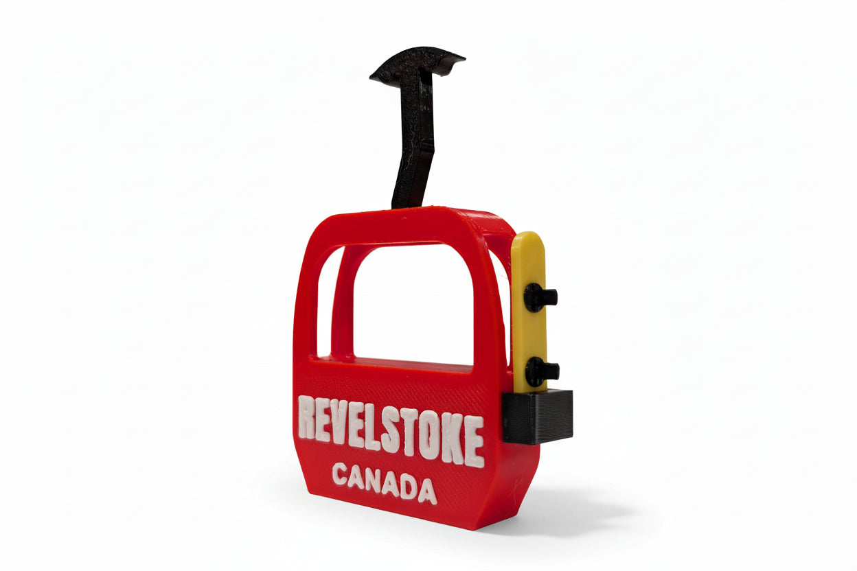 Revelstoke Gondola Canada with Snowboard Magnet