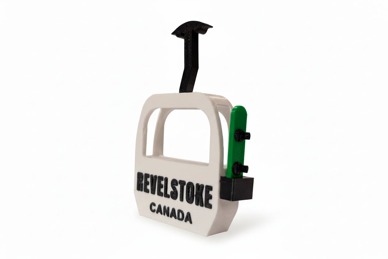 Revelstoke Gondola Canada with Snowboard Magnet