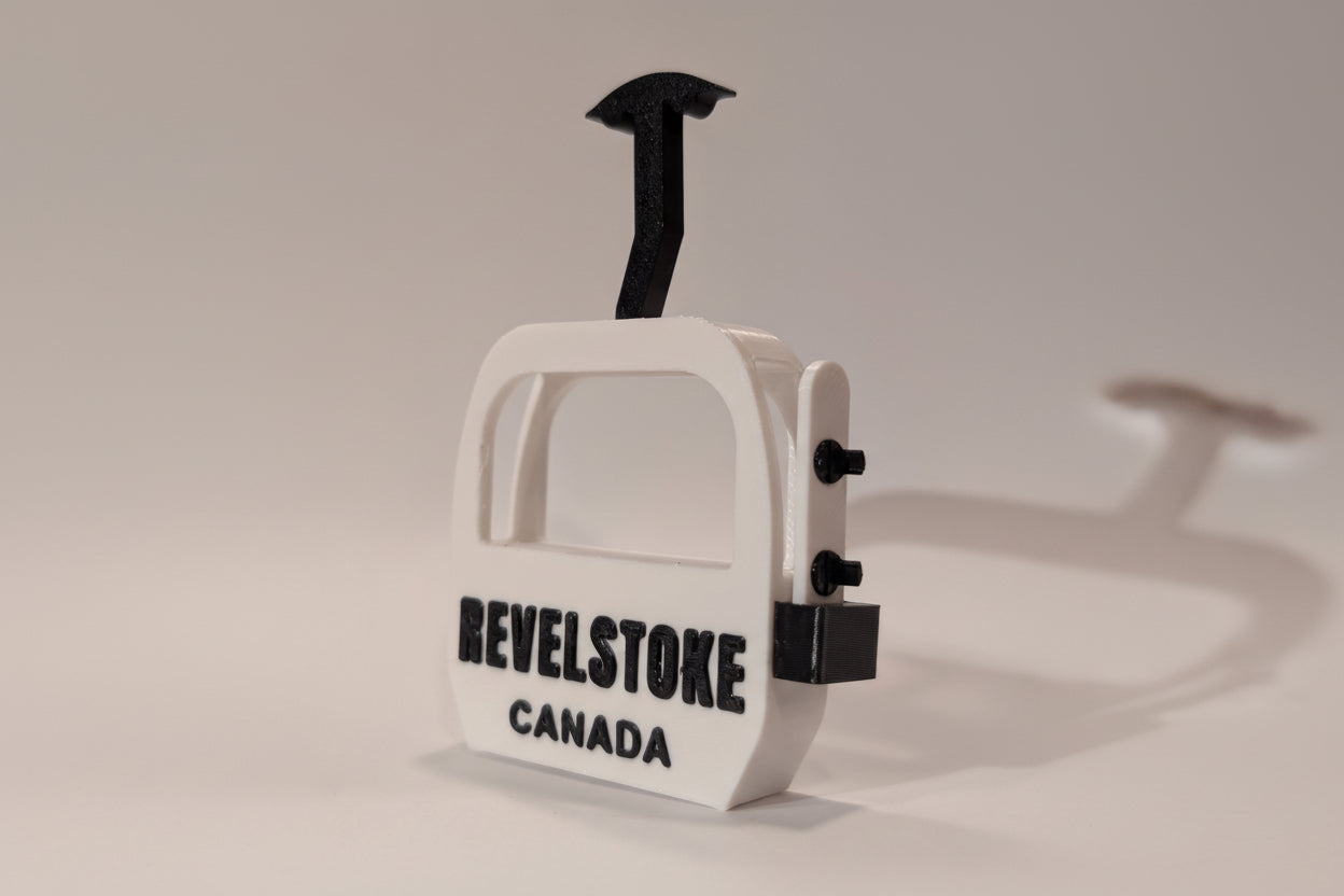Revelstoke Gondola Canada with Snowboard Magnet