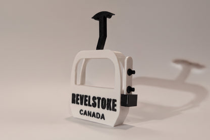 Revelstoke Gondola Canada with Snowboard Magnet