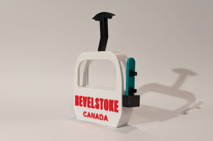Revelstoke Gondola Canada with Snowboard Magnet