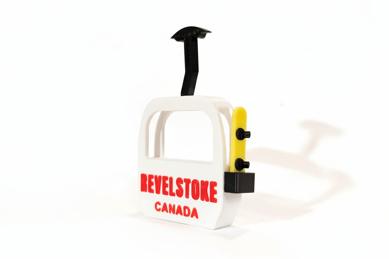 Revelstoke Gondola Canada with Snowboard Magnet